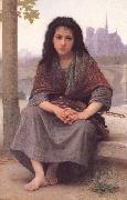 William-Adolphe Bouguereau The Bohemian oil painting on canvas